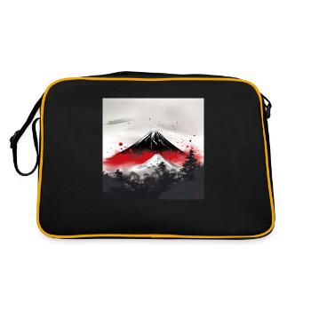Magical Mount Fuji - Retro Bag - black/gold - Back
