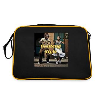 Gauteng Style - Sac Retro - noir/or - Dos
