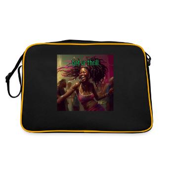 Get ur thrill - Sac Retro - noir/or - Dos