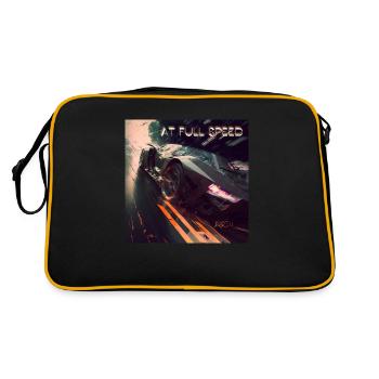 AT FULL SPEED - Sac Retro - noir/or - Dos