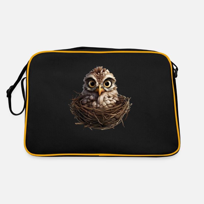 Le coucou dans le nid devenu trop petit Sac Retro