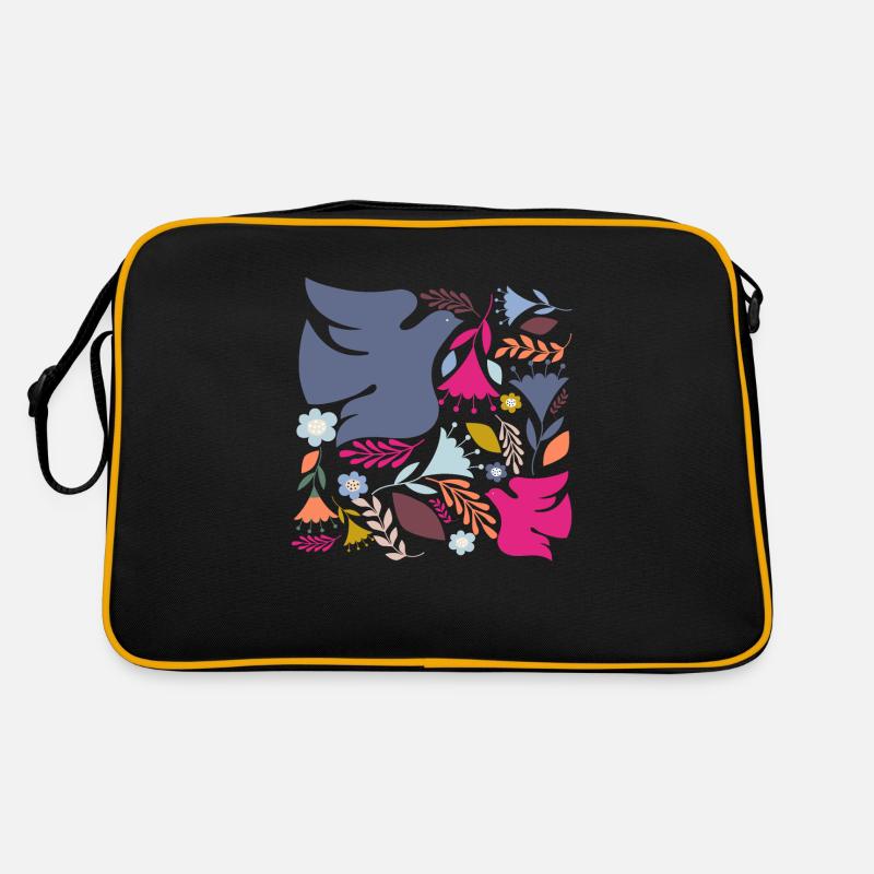 Wildflowers-gift idea Retro Bag