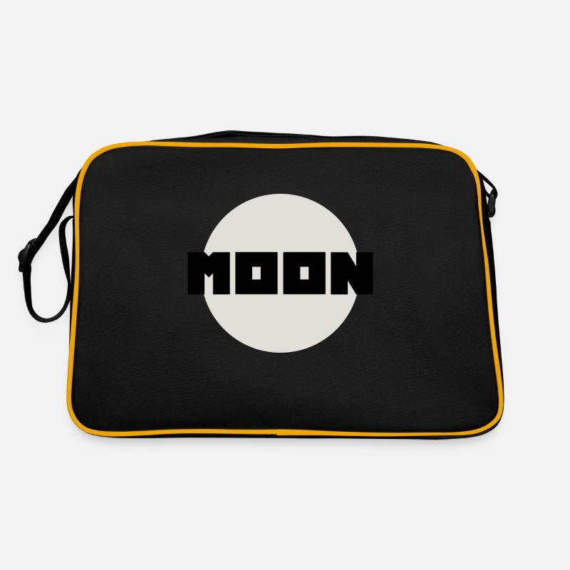 MOON (Original) - Retro Tasche - Schwarz/Gold