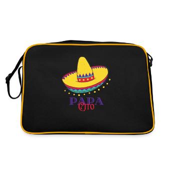 Papa cito - Retro Bag - black/gold - Back