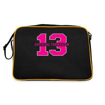 Adolescent officiel 13 - Sac Retro - noir/or - Dos