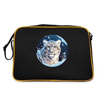 Léopard des neiges - Sac Retro - noir/or - Dos