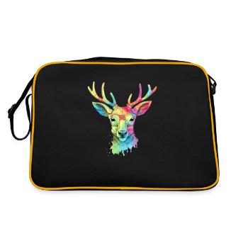 Gazou le cerf à lunettes - Sac Retro - noir/or - Dos
