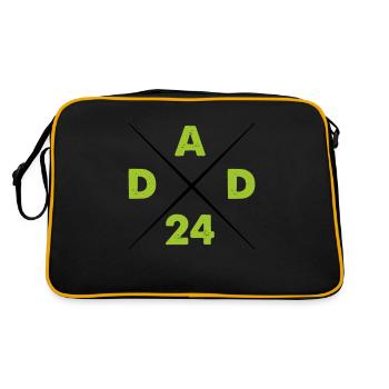 dad 24 - Retro Bag - black/gold - Back