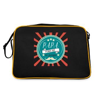 PAPA PARFAIT - UNIQUE - Sac Retro - noir/or - Dos