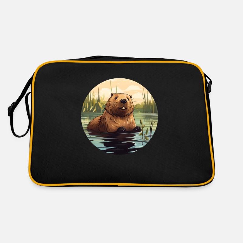 Eaux de castor Sac Retro