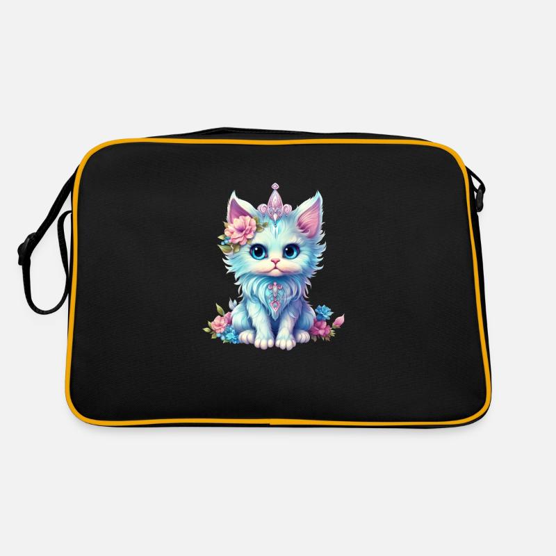 Fairy Cat Märchen Katze Kinder Mädchen Märchenwelt Retro Tasche