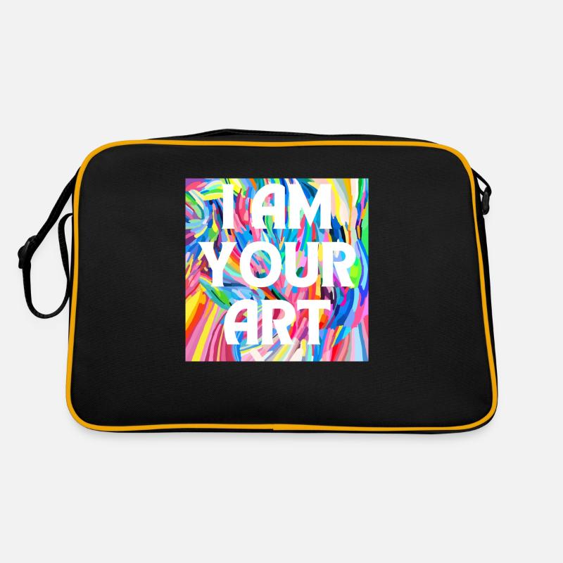 ICH BIN DEINE KUNST Retro Tasche