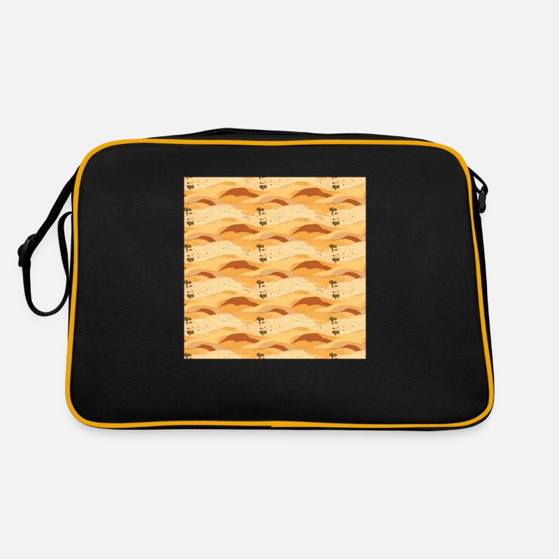Desert Seamless Pattern Sand Sahara Dunes Arabic Retro Bag