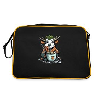 Kiko le taureau gourmand - Sac Retro - noir/or - Dos