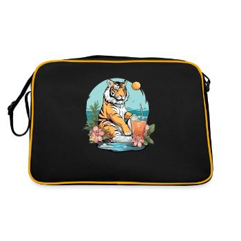Koli le tigre reelax - Sac Retro - noir/or - Dos