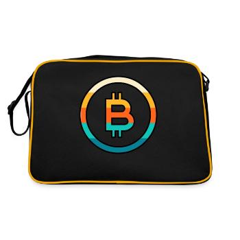 Bitcoin retro - Sac Retro - noir/or - Dos