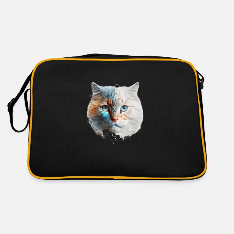 Cat - Retro Bag - black/gold