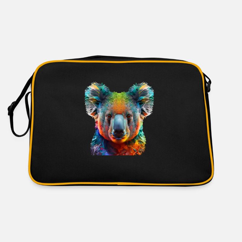 Koala - Retro Bag - black/gold