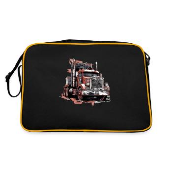 Camion ThunderHauler - Sac Retro - noir/or - Dos