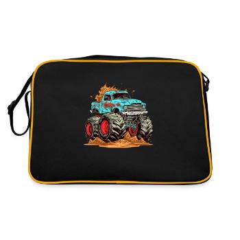 Monster truck MegaMover - Retro Bag - black/gold - Back