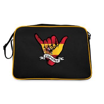 España Shaka - Sac Retro - noir/or - Dos
