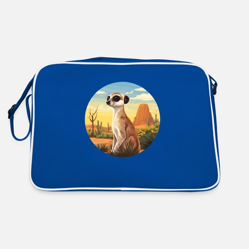 Erdmännchen Retro Tasche