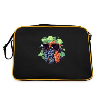 Grappe de raisin Bernard - Sac Retro - noir/or - Dos