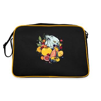 Eko the fruit eater - Retro Bag - black/gold - Back