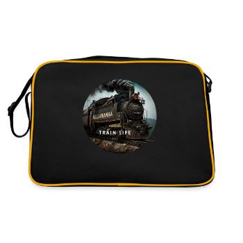 Train Life : Le train de l'histoire - Sac Retro - noir/or - Dos