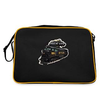 Train Life : Le bruit de la vapeur - Sac Retro - noir/or - Dos