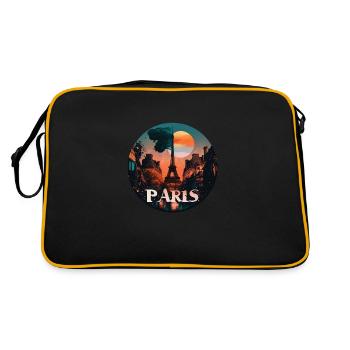 Des souvenirs uniques de Paris - Sac Retro - noir/or - Dos