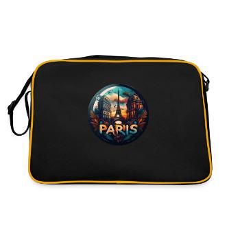 Paris, Tour Eiffel : une union iconique - Sac Retro - noir/or - Dos