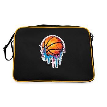 Basketball - Retro Bag - black/gold - Back