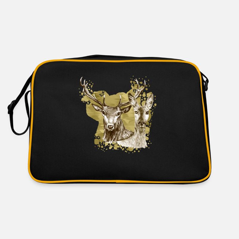 Cerfs et biche Sac Retro