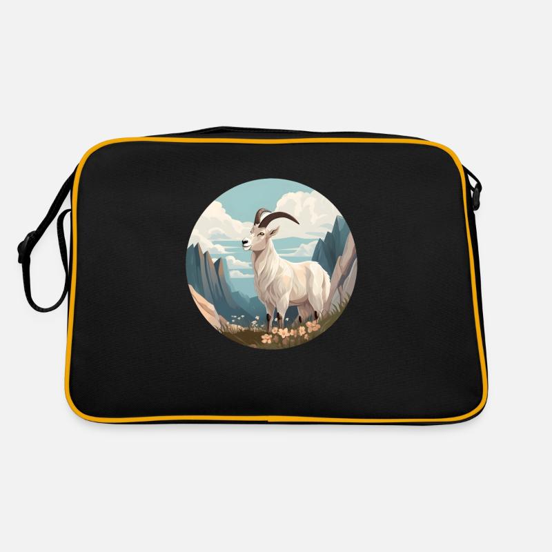 Mountain Goat - Retro Bag - black/gold