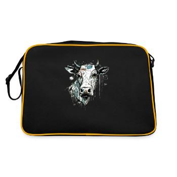 Groa la vache - Sac Retro - noir/or - Dos