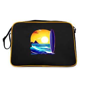 Surfer Planche de surf Surfer Surfer - Sac Retro - noir/or - Dos