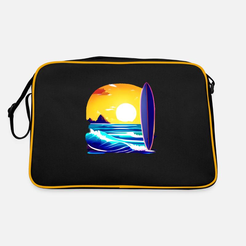 Surfer Planche de surf Surfer Surfer - Sac Retro - noir/or