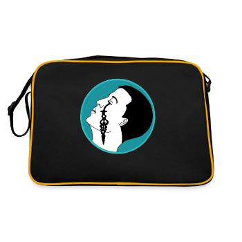 Tear of time - Retro Bag - black/gold - Back