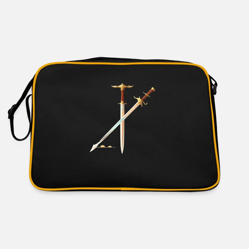 Épées de l’été - Sac Retro - noir/or