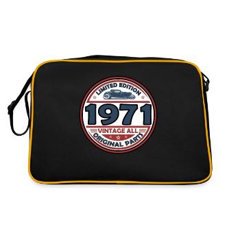 Vintage 1971 - Retro Bag - black/gold - Back