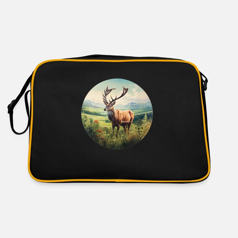 Rothirsch Retro Tasche