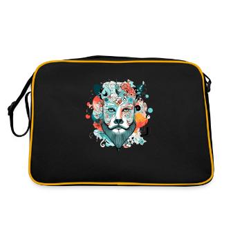 Kizo le roi lion - Sac Retro - noir/or - Dos