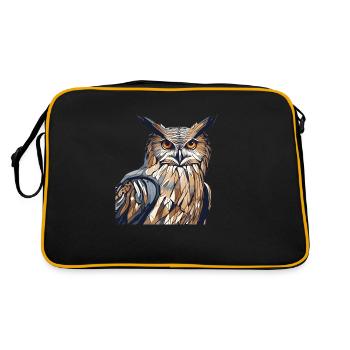 Grand duc - Sac Retro - noir/or - Dos