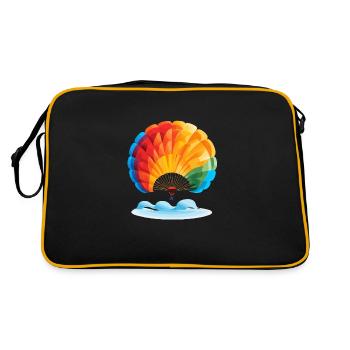 Parachute Adventure - Retro Bag - black/gold - Back