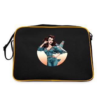 Lili pinup - Sac Retro - noir/or - Dos