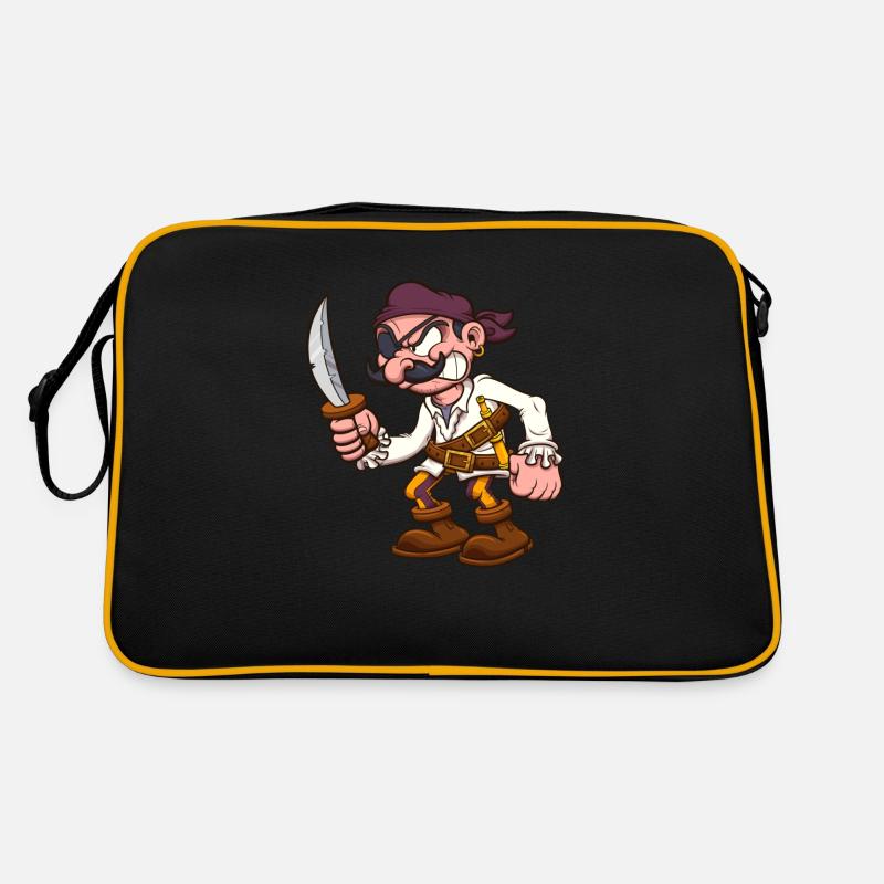 Pirate de dessin animé Sac Retro