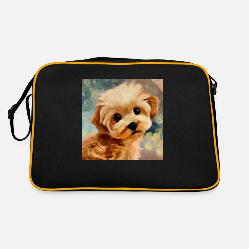 Le chiot le plus mignon du monde Sac Retro