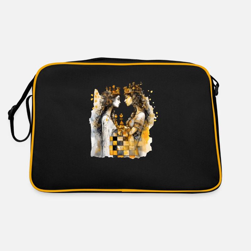 Les soeurs échiquéenne Sac Retro
