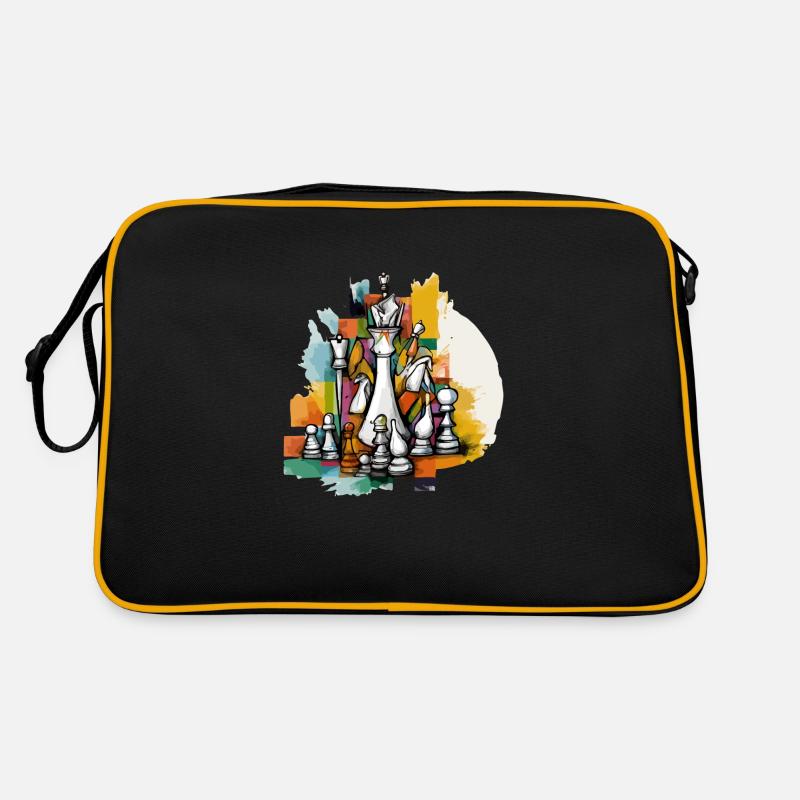 Composition échiquéenne Sac Retro